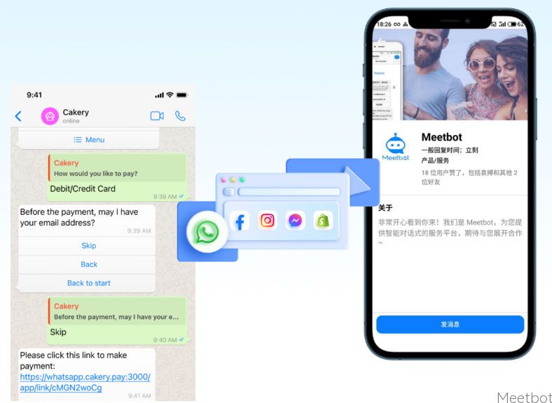 WhatsApp软件平台智能营销机器人Meetbot